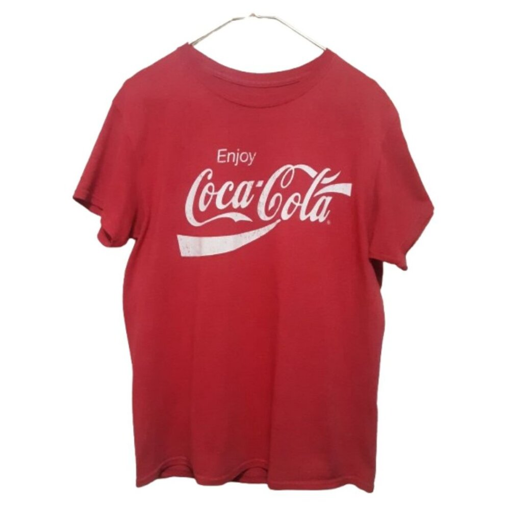 Graphic Short Sleeve Tee Shirt - Red - Coca Cola